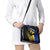 Barbados Flag and Coat of Arms Shoulder Handbag Blue Yellow Black Design with National Symbols - Wonder Print Shop