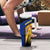 Barbados Flag and Coat of Arms Tumbler With Handle Blue Yellow Black Design with National Symbols - Wonder Print Shop