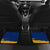 Barbados Trident and Coat of Arms Car Mats with Blue Yellow Patriotic Graphic - Wonder Print Shop