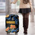 Barbados Floral Wave Luggage Cover with Tropical Hibiscus Print Black and Gold - Wonder Print Shop