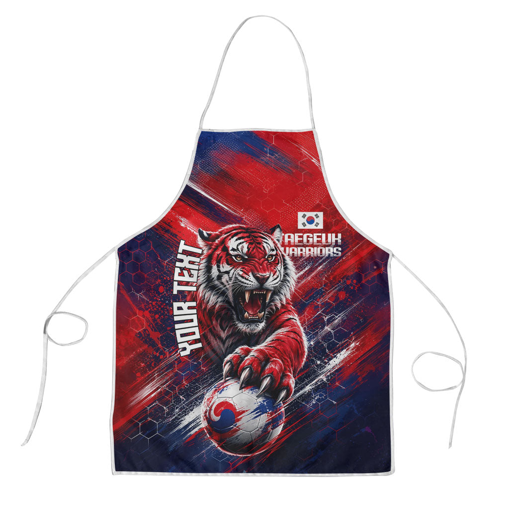 Personalized Taegeuk Warriors Korean Tiger Football Apron South Korean Tiger Soccer Ball Flag