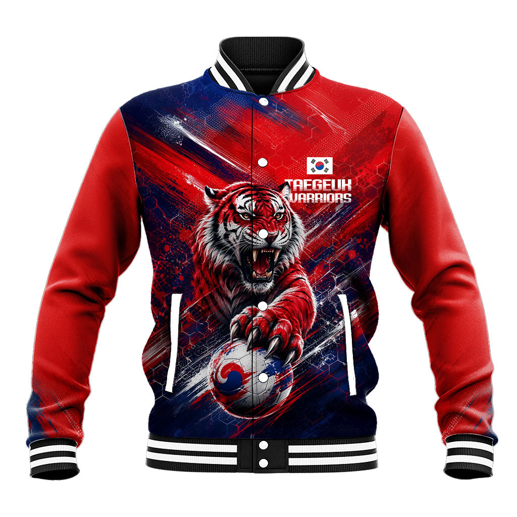 Personalized Taegeuk Warriors Korean Tiger Football Baseball Jacket South Korean Tiger Soccer Ball Flag