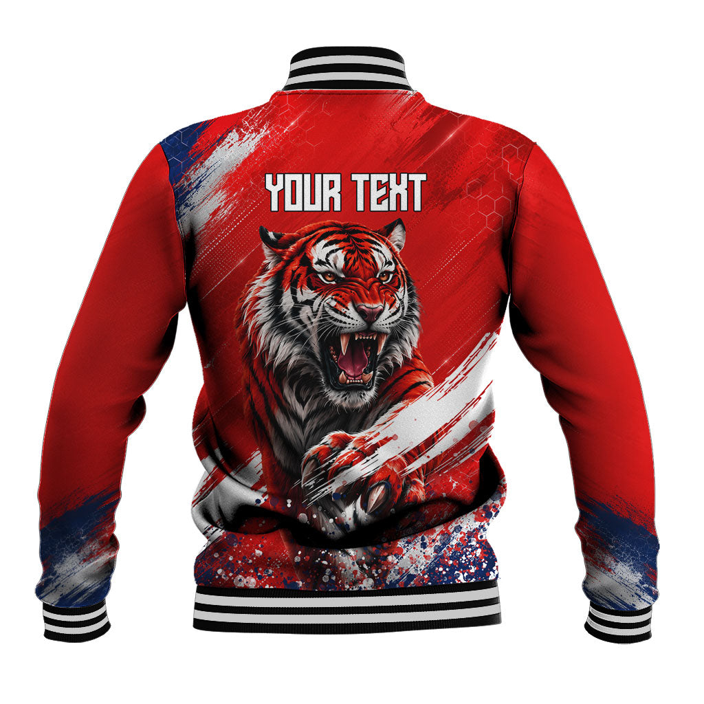 Personalized Taegeuk Warriors Korean Tiger Football Baseball Jacket South Korean Tiger Soccer Ball Flag