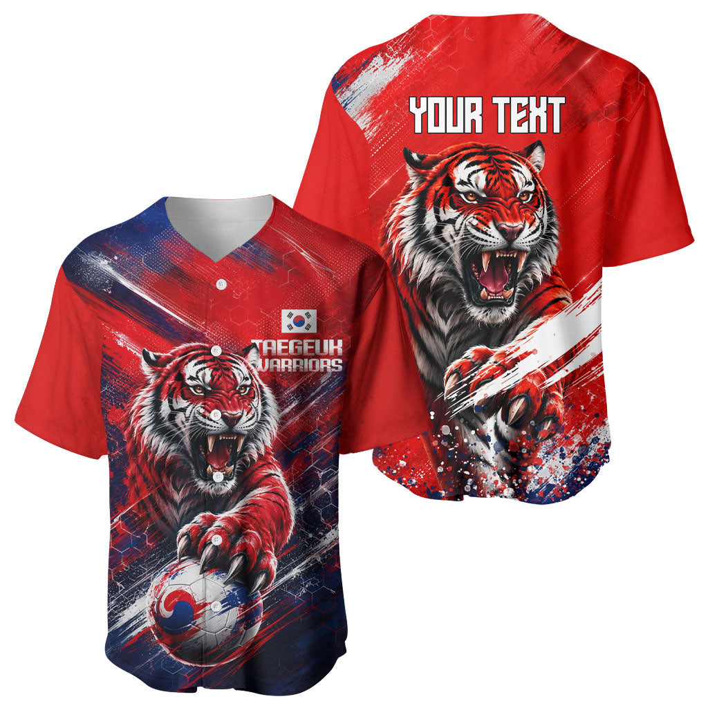 Personalized Taegeuk Warriors Korean Tiger Football Baseball Jersey South Korean Tiger Soccer Ball Flag
