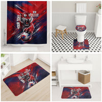 Personalized Taegeuk Warriors Korean Tiger Football Bathroom Set South Korean Tiger Soccer Ball Flag