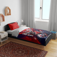 Personalized Taegeuk Warriors Korean Tiger Football Bedding Set South Korean Tiger Soccer Ball Flag