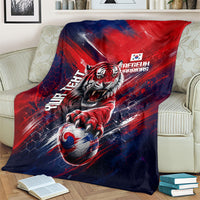 Personalized Taegeuk Warriors Korean Tiger Football Blanket South Korean Tiger Soccer Ball Flag