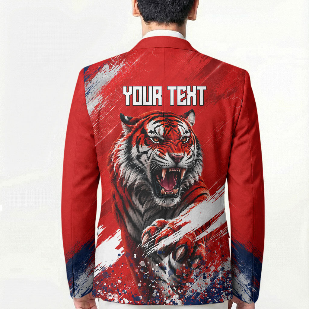 Personalized Taegeuk Warriors Korean Tiger Football Blazer South Korean Tiger Soccer Ball Flag