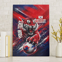 Personalized Taegeuk Warriors Korean Tiger Football Canvas Wall Art South Korean Tiger Soccer Ball Flag