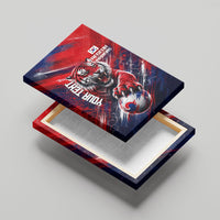 Personalized Taegeuk Warriors Korean Tiger Football Canvas Wall Art South Korean Tiger Soccer Ball Flag