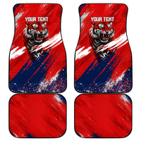 Personalized Taegeuk Warriors Korean Tiger Football Car Mats South Korean Tiger Soccer Ball Flag