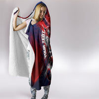 Personalized Taegeuk Warriors Korean Tiger Football Hooded Blanket South Korean Tiger Soccer Ball Flag