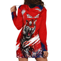 Personalized Taegeuk Warriors Korean Tiger Football Hoodie Dress South Korean Tiger Soccer Ball Flag
