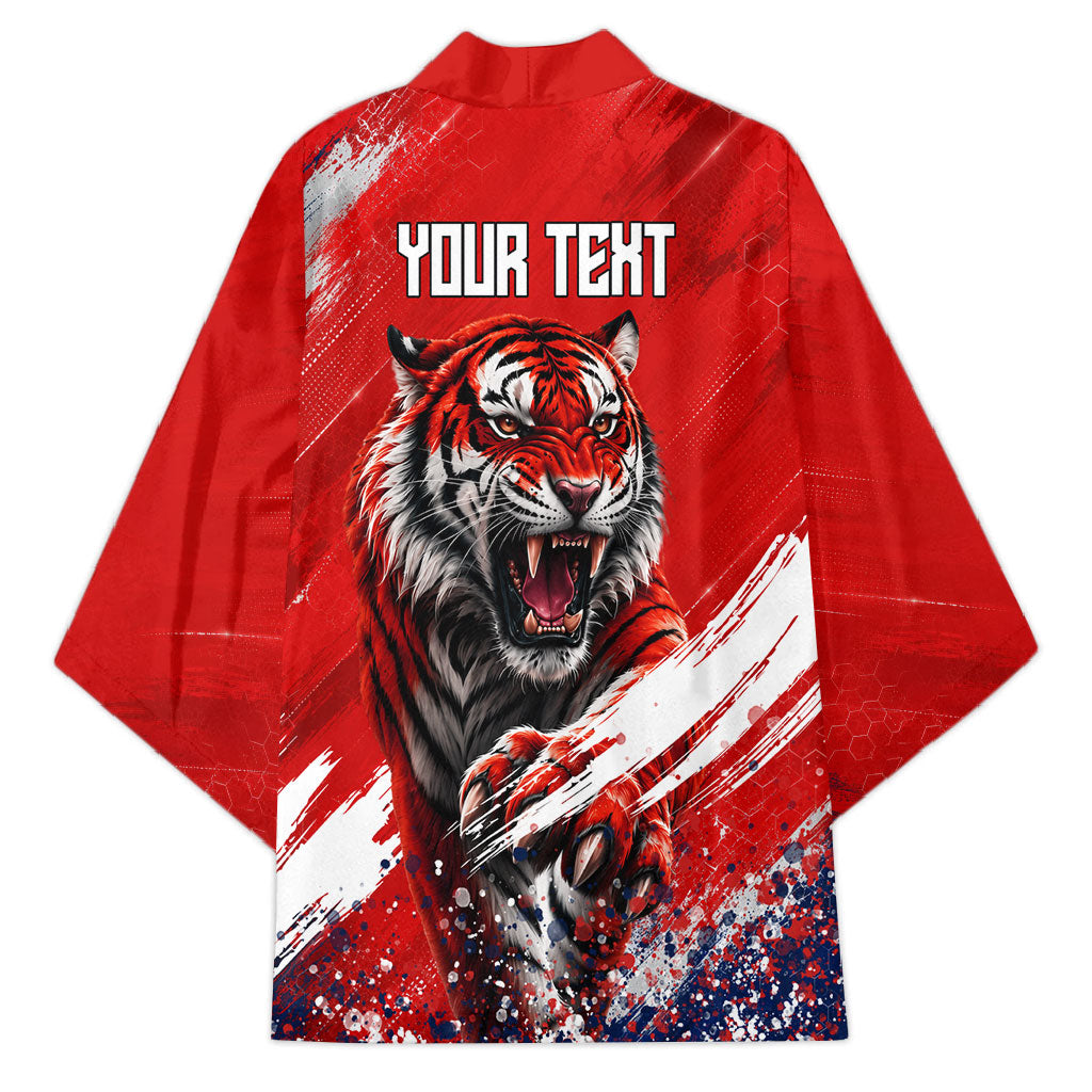 Personalized Taegeuk Warriors Korean Tiger Football Kimono South Korean Tiger Soccer Ball Flag