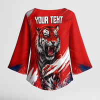 Personalized Taegeuk Warriors Korean Tiger Football Kimono Sleeve Blouse South Korean Tiger Soccer Ball Flag