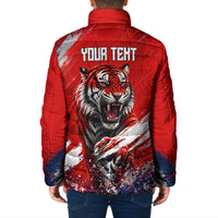 Personalized Taegeuk Warriors Korean Tiger Football Padded Jacket South Korean Tiger Soccer Ball Flag