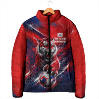 Personalized Taegeuk Warriors Korean Tiger Football Padded Jacket South Korean Tiger Soccer Ball Flag