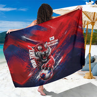 Personalized Taegeuk Warriors Korean Tiger Football Sarong South Korean Tiger Soccer Ball Flag