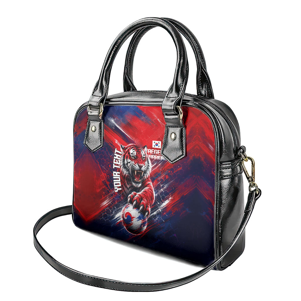 Personalized Taegeuk Warriors Korean Tiger Football Shoulder Handbag South Korean Tiger Soccer Ball Flag