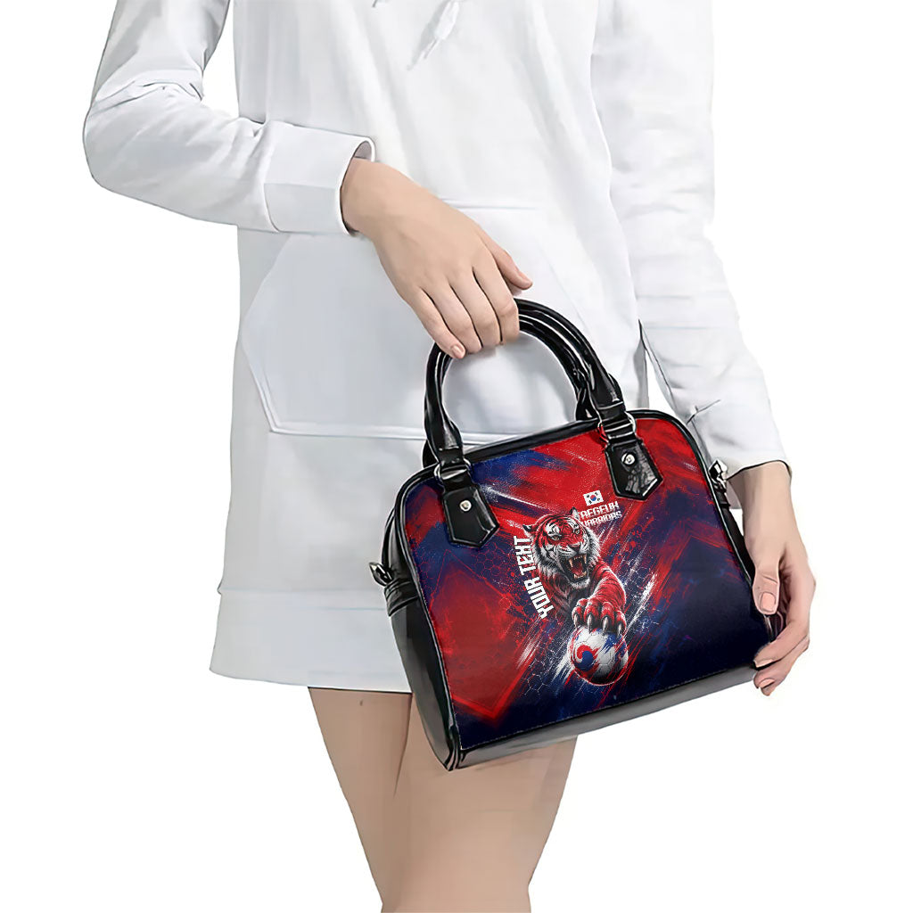 Personalized Taegeuk Warriors Korean Tiger Football Shoulder Handbag South Korean Tiger Soccer Ball Flag