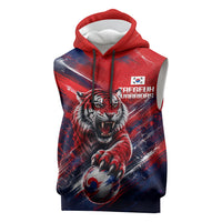 Personalized Taegeuk Warriors Korean Tiger Football Sleeveless Hoodie South Korean Tiger Soccer Ball Flag