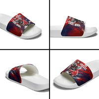 Personalized Taegeuk Warriors Korean Tiger Football Slide Sandals South Korean Tiger Soccer Ball Flag
