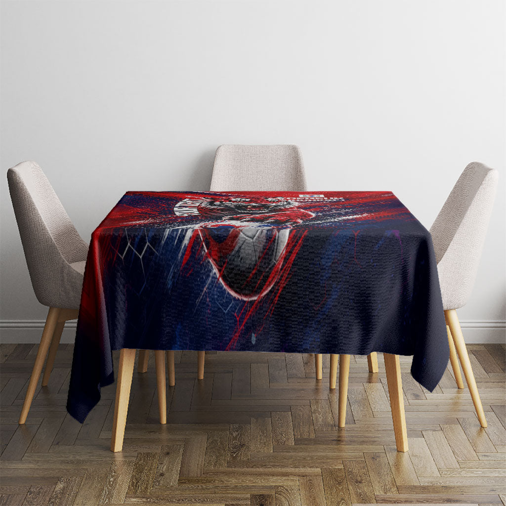 Personalized Taegeuk Warriors Korean Tiger Football Tablecloth South Korean Tiger Soccer Ball Flag