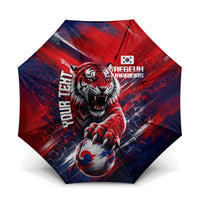 Personalized Taegeuk Warriors Korean Tiger Football Umbrella South Korean Tiger Soccer Ball Flag