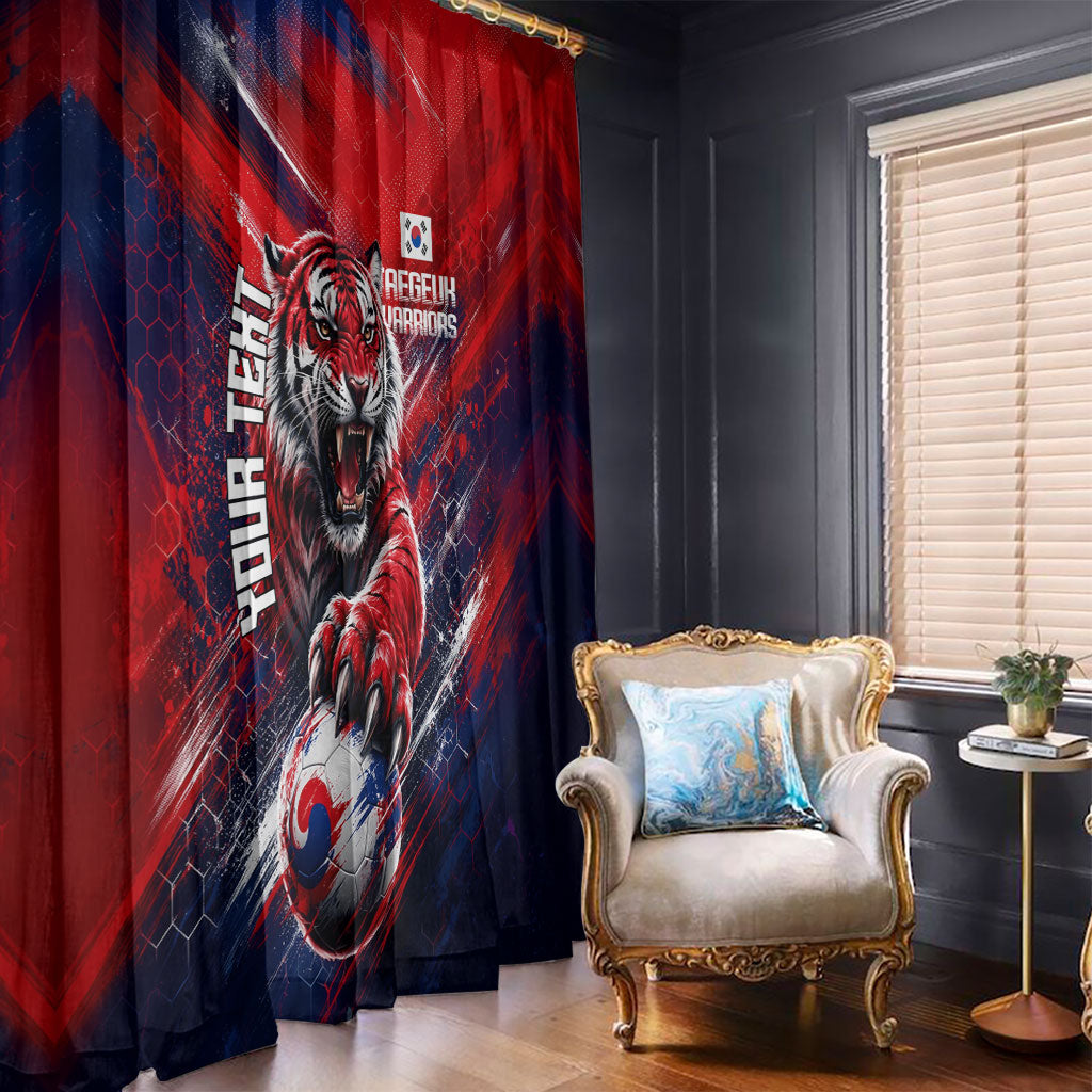 Personalized Taegeuk Warriors Korean Tiger Football Window Curtain South Korean Tiger Soccer Ball Flag