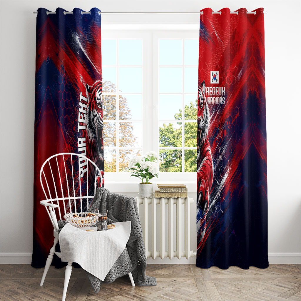 Personalized Taegeuk Warriors Korean Tiger Football Window Curtain South Korean Tiger Soccer Ball Flag