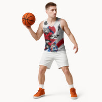 Personalized South Korea White Tiger Soccer Basketball Jersey Fierce Football Mascot Korean Flag