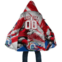 Personalized South Korea White Tiger Soccer Cloak Fierce Football Mascot Korean Flag