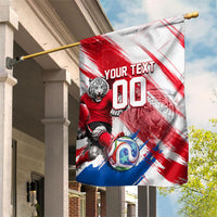 Personalized South Korea White Tiger Soccer Garden Flag Fierce Football Mascot Korean Flag