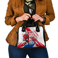 Personalized South Korea White Tiger Soccer Shoulder Handbag Fierce Football Mascot Korean Flag
