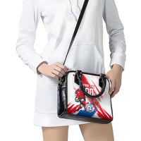 Personalized South Korea White Tiger Soccer Shoulder Handbag Fierce Football Mascot Korean Flag