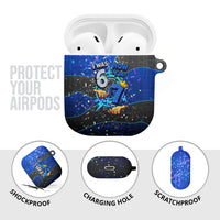 7th Birthday Boys AirPods Case I was 6 Now Im 7 Gaming And Tech Theme