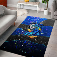 7th Birthday Boys Area Rug I was 6 Now Im 7 Gaming And Tech Theme