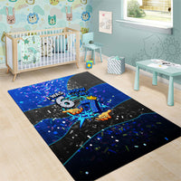 7th Birthday Boys Area Rug I was 6 Now Im 7 Gaming And Tech Theme