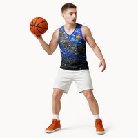 7th Birthday Boys Basketball Jersey I was 6 Now Im 7 Gaming And Tech Theme