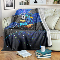 7th Birthday Boys Blanket I was 6 Now Im 7 Gaming And Tech Theme
