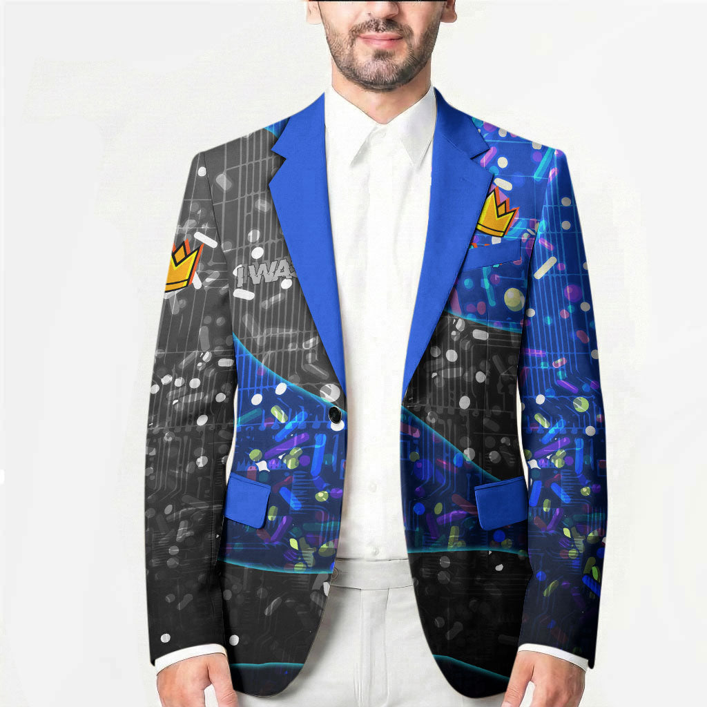 7th Birthday Boys Blazer I was 6 Now Im 7 Gaming And Tech Theme