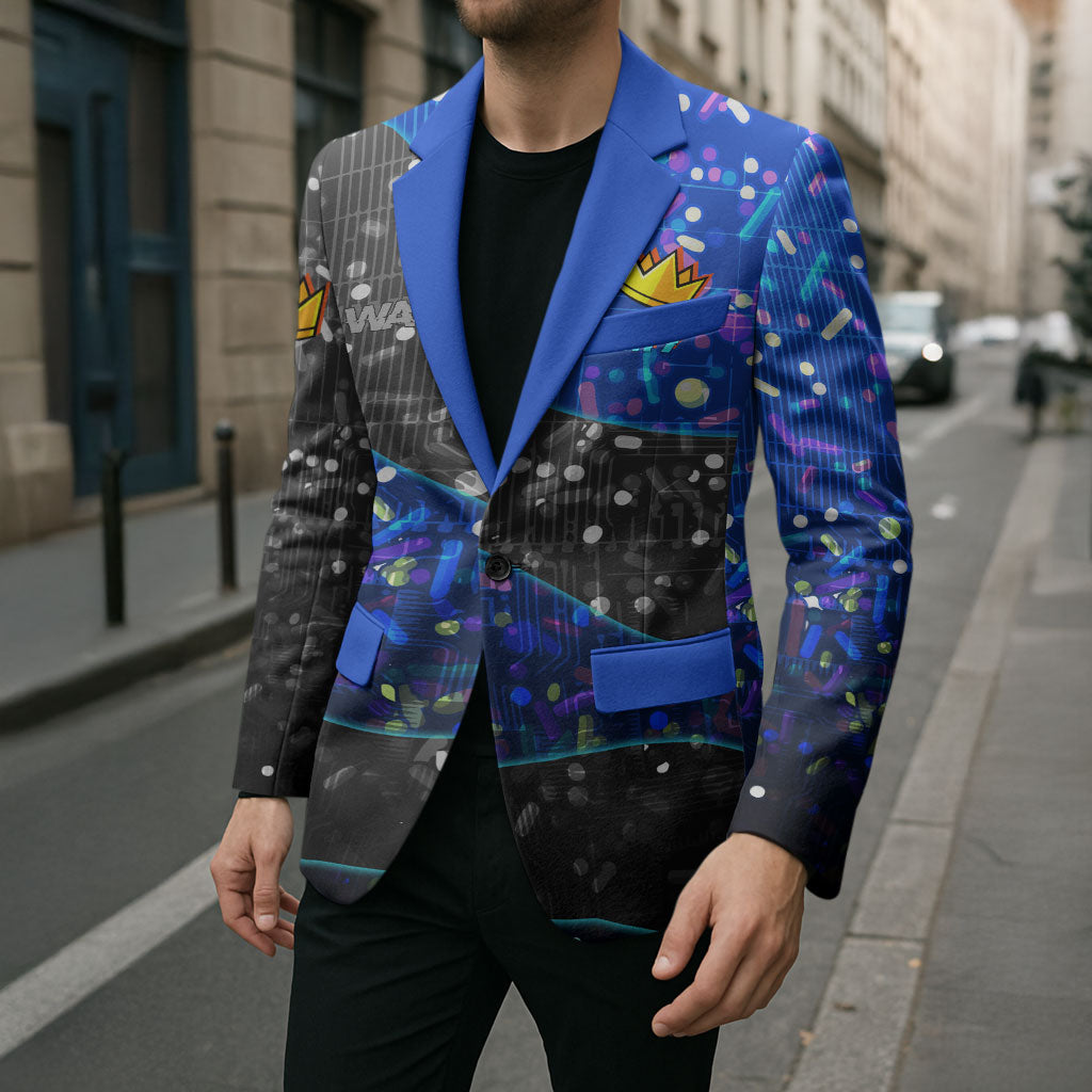 7th Birthday Boys Blazer I was 6 Now Im 7 Gaming And Tech Theme