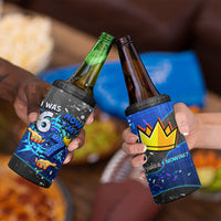 7th Birthday Boys 4 in 1 Can Cooler Tumbler I was 6 Now Im 7 Gaming And Tech Theme