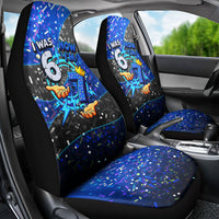 7th Birthday Boys Car Seat Cover I was 6 Now Im 7 Gaming And Tech Theme