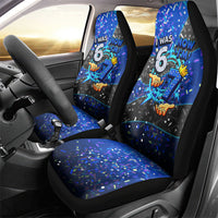 7th Birthday Boys Car Seat Cover I was 6 Now Im 7 Gaming And Tech Theme