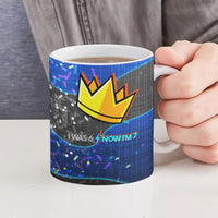 7th Birthday Boys Ceramic Mug I was 6 Now Im 7 Gaming And Tech Theme