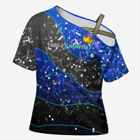 7th Birthday Boys Cross Shoulder Shirt I was 6 Now Im 7 Gaming And Tech Theme