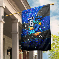 7th Birthday Boys Garden Flag I was 6 Now Im 7 Gaming And Tech Theme
