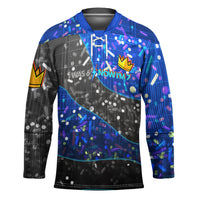 7th Birthday Boys Hockey Jersey I was 6 Now Im 7 Gaming And Tech Theme
