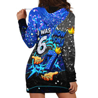 7th Birthday Boys Hoodie Dress I was 6 Now Im 7 Gaming And Tech Theme